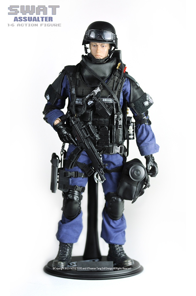 PATTIZ 1/6 City Police Figure Model Military Army Combat SWAT TEAM