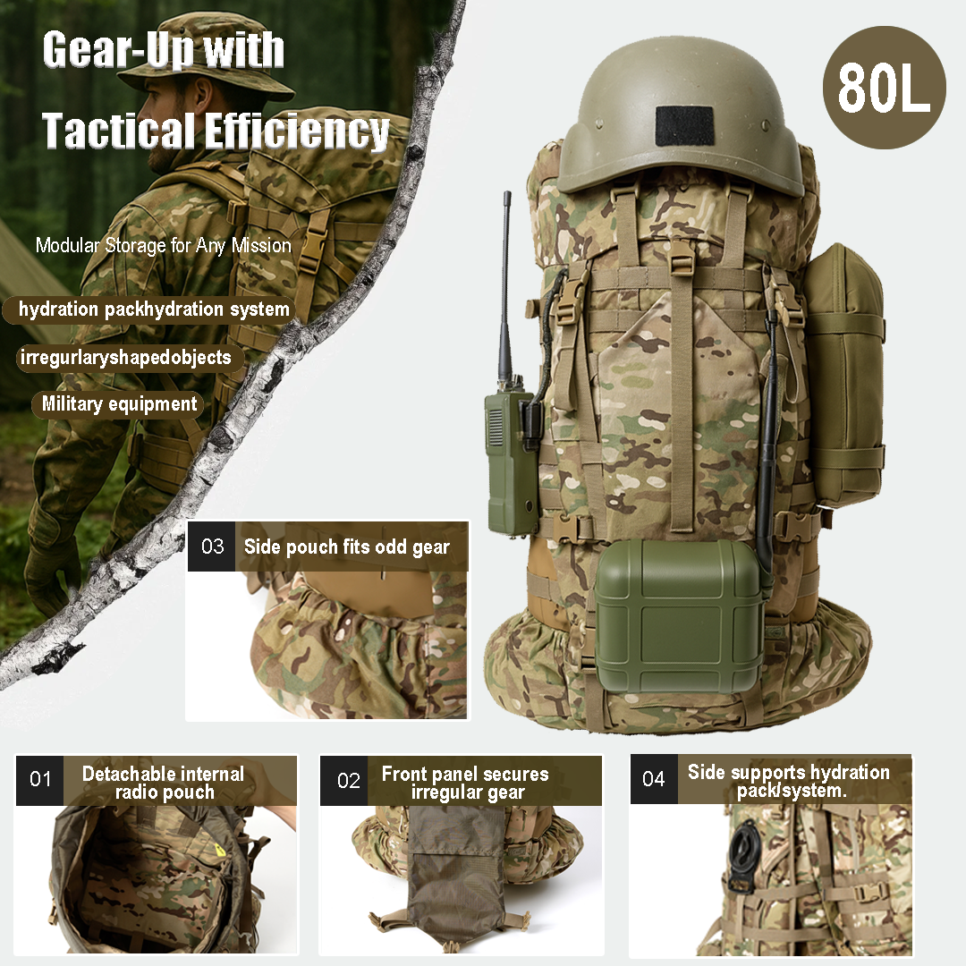 USMC ILBE Main Pack – Military Tactical Rucksack, Multi-Terrain