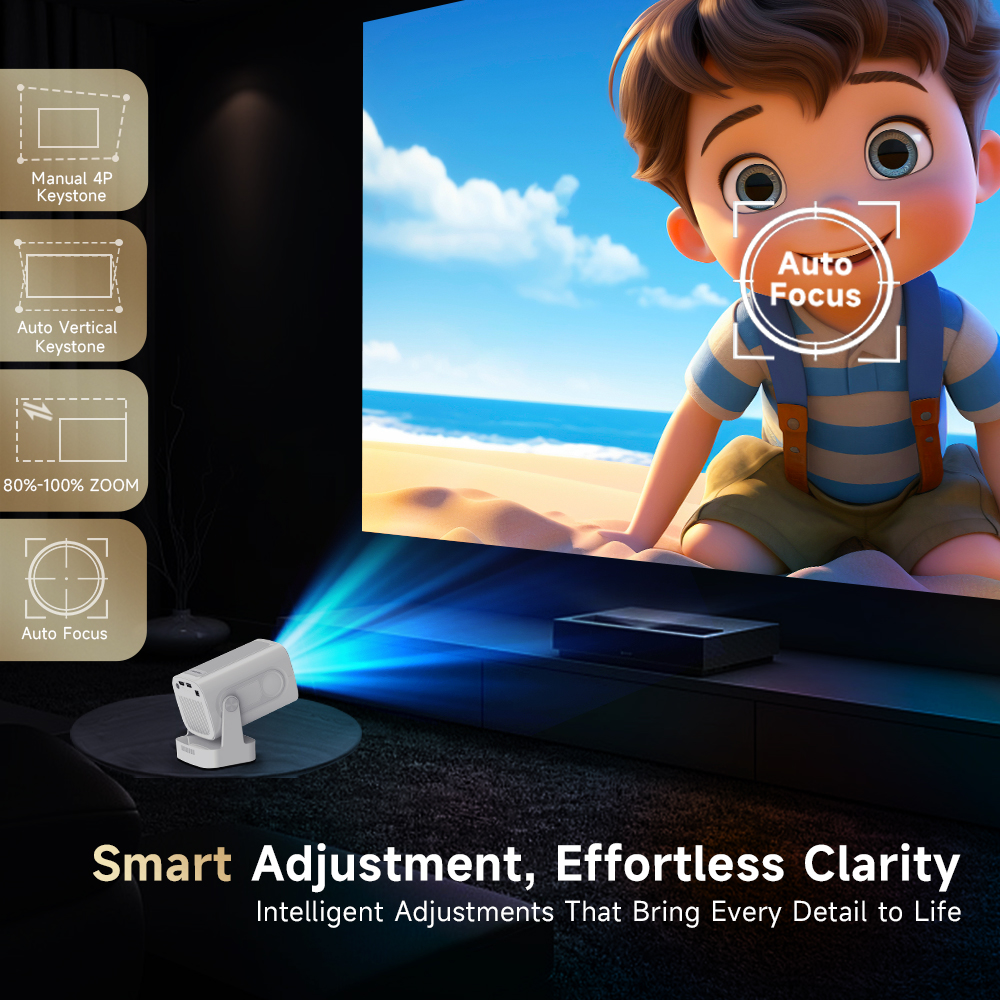 Magcubic HY310 ミニプロジェクター 屋外映画用 オートフォーカス