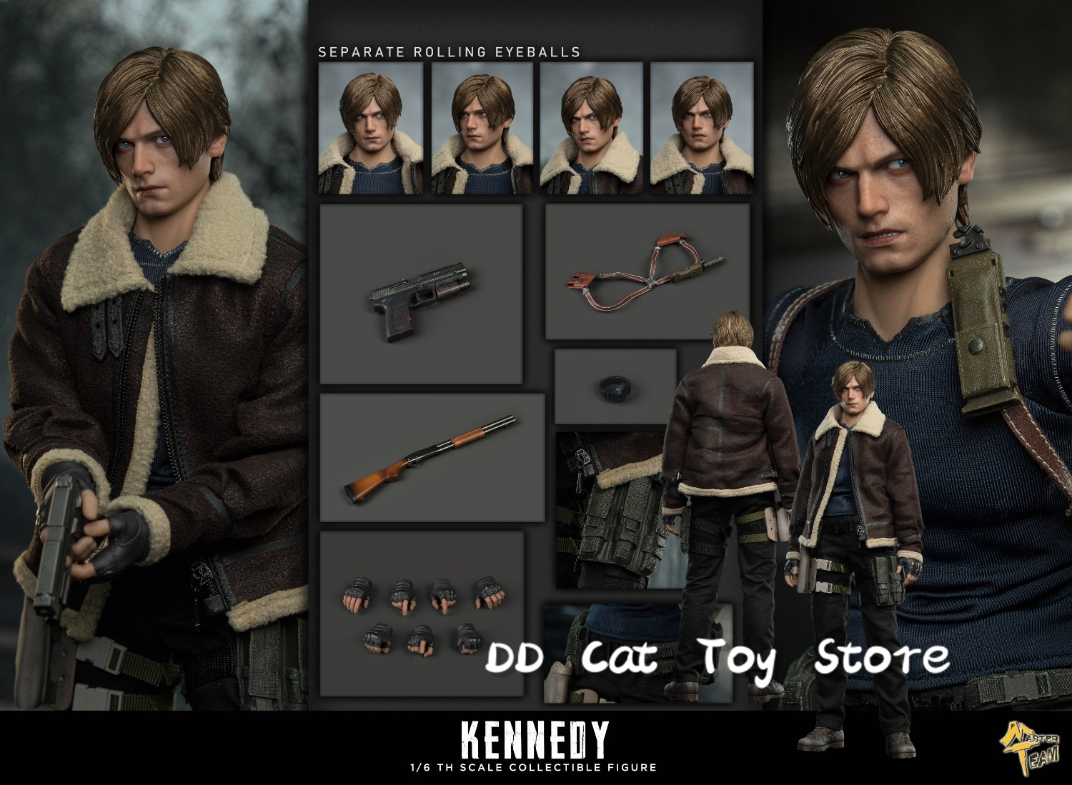 In Stock Origianl MTTOYS 1/6 MT017 Resident Evil Leon·Scott
