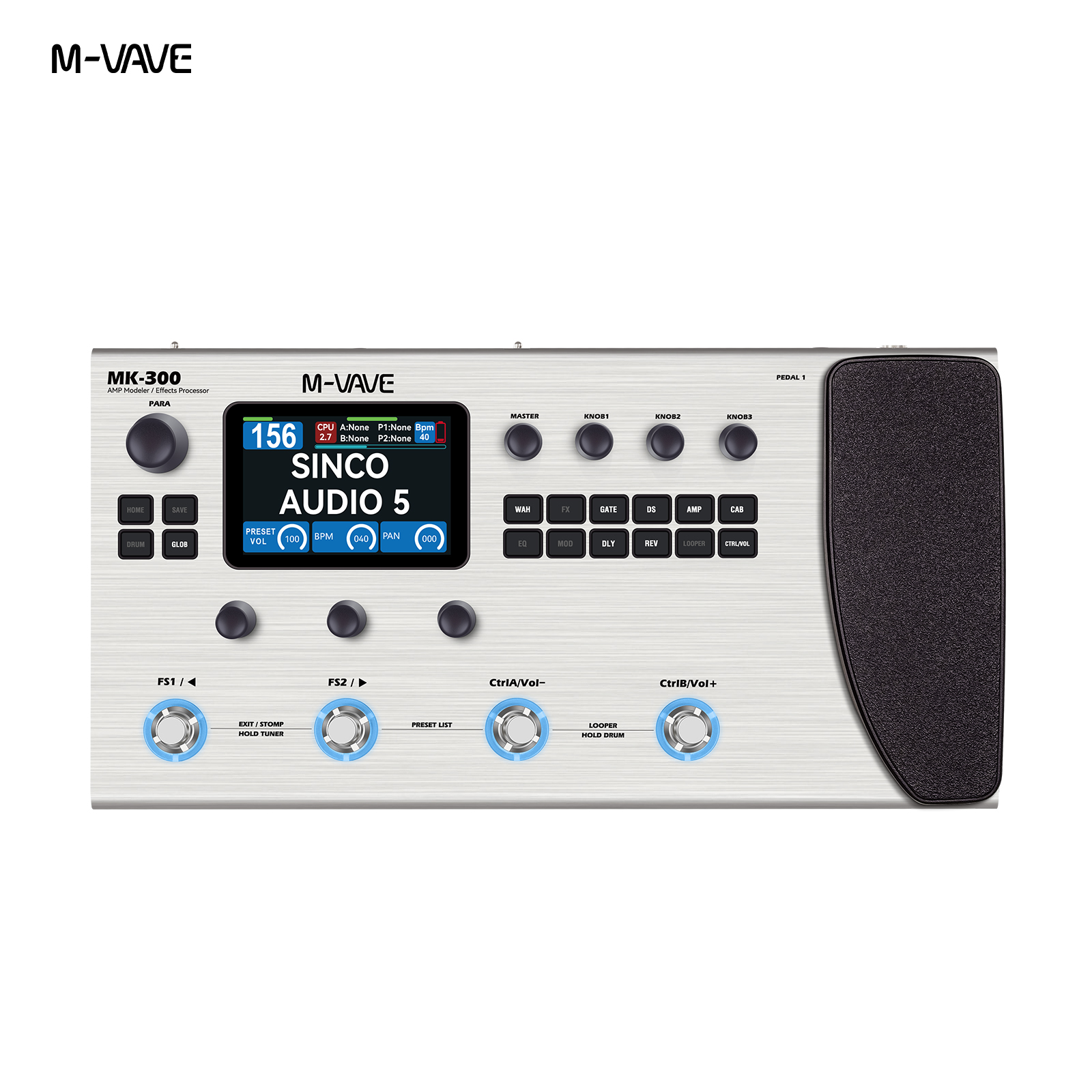 M-VAVE ギター ベース エフェクター ANNBlackbox、MK-300、Tank-G/B