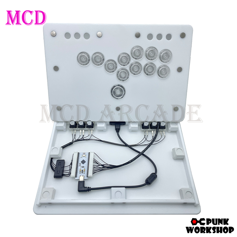 Punk Workshop Mini HitBox Controller With Brook Wingman FGC