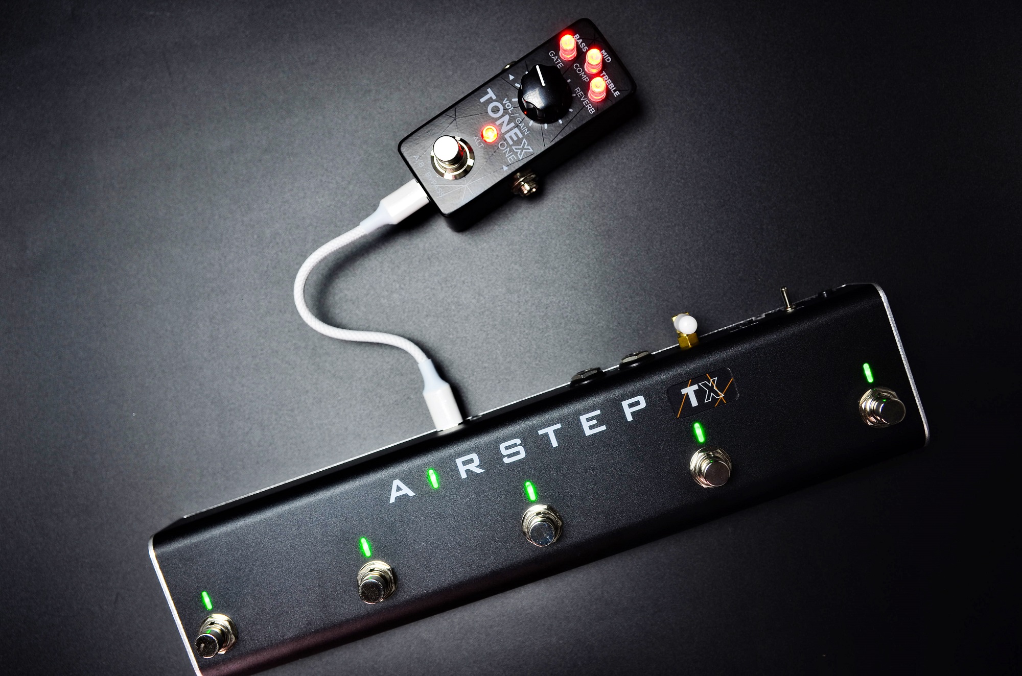 XSONIC AIRSTEP TX, TONEX ONE & PEDAL Footswitch, 2 Control Modes