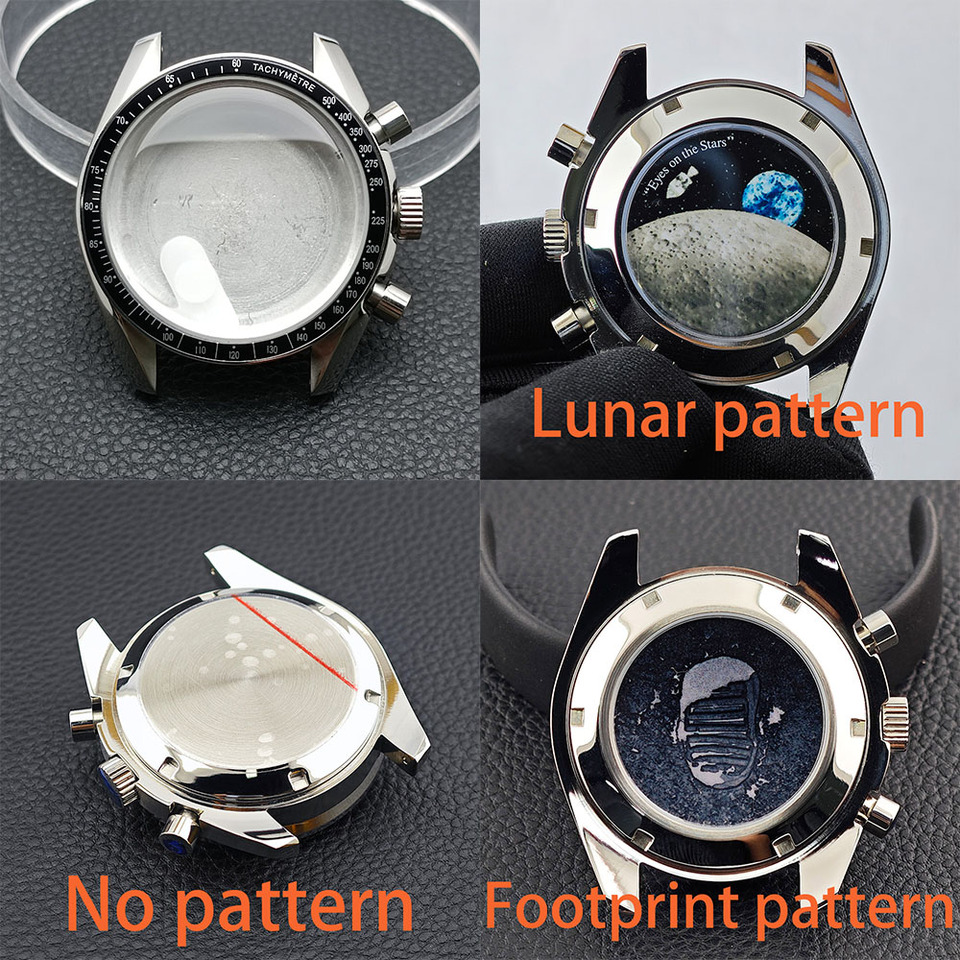 男性用金属ケース,時計ケース20mm,vk63ムーブメントに適合