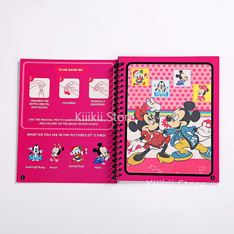 Disney Mickey Magic Water Drawing Book Coloring Book Doodle Magic