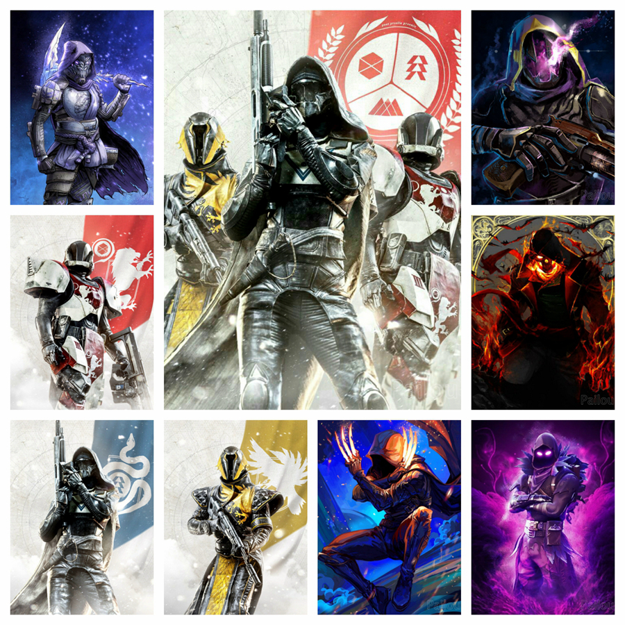 Destiny 2 Video Game Diamond Painting Kits 5d Diy Fantasy Shooter
