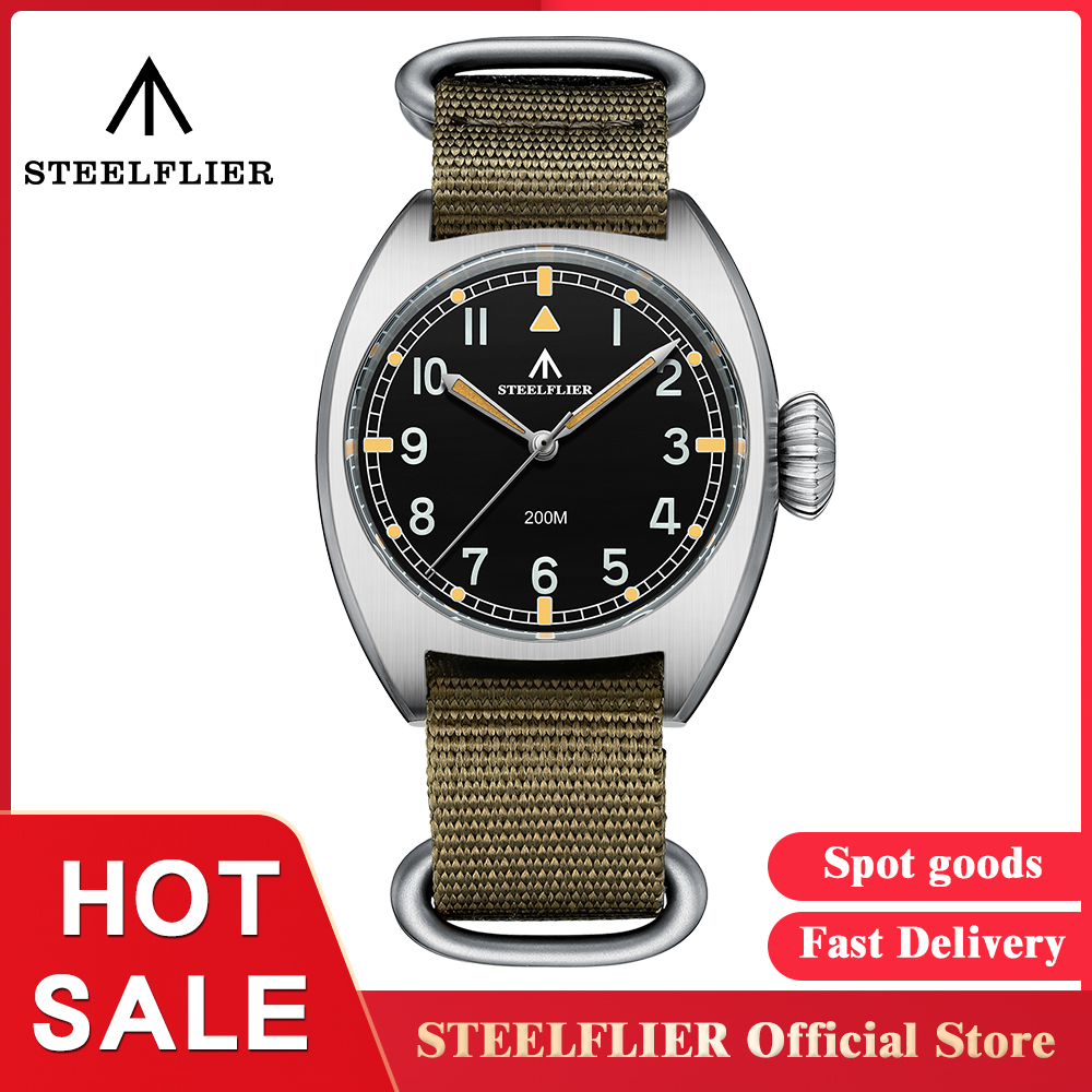 STEELFLIER Official 36MM Quartz Watch Luxury SF745 Swiss Luminous