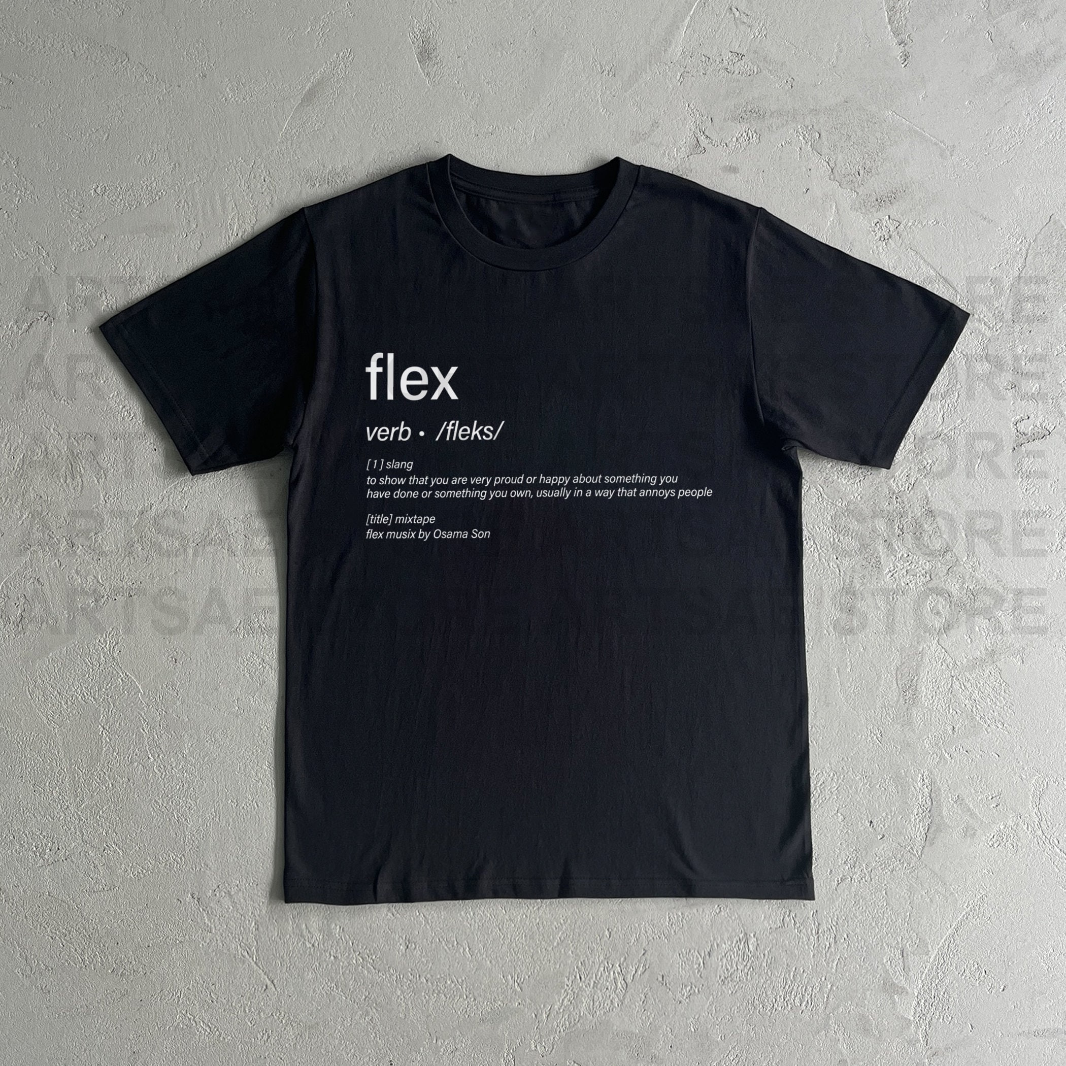 OsamaSon Flex Musix Definition Heavy Cotton T Shirt Merch