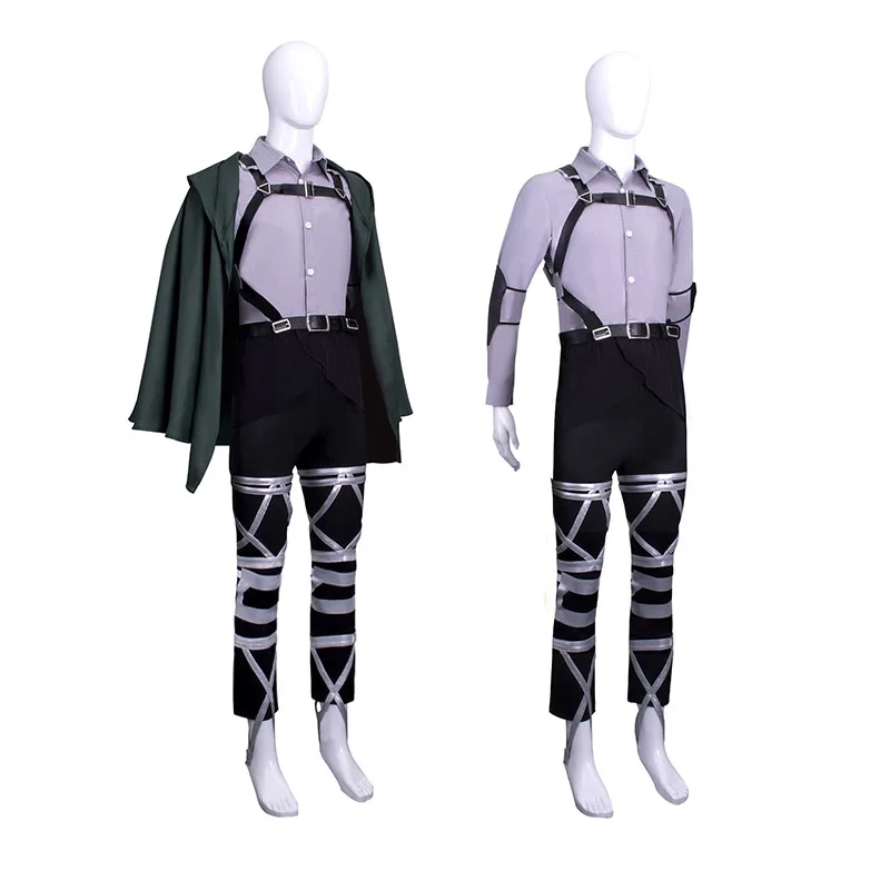 Levi Ackerman Cosplay Traje, Attack on Titan, The Final Season