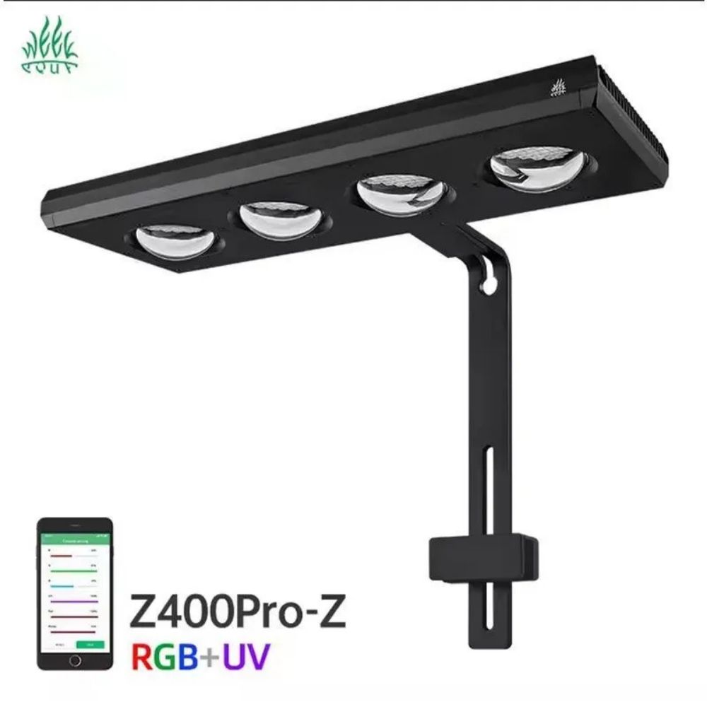 Week Aqua Aquatic Planted Aquarium LED Light Z400 Pro RGB+UV APP