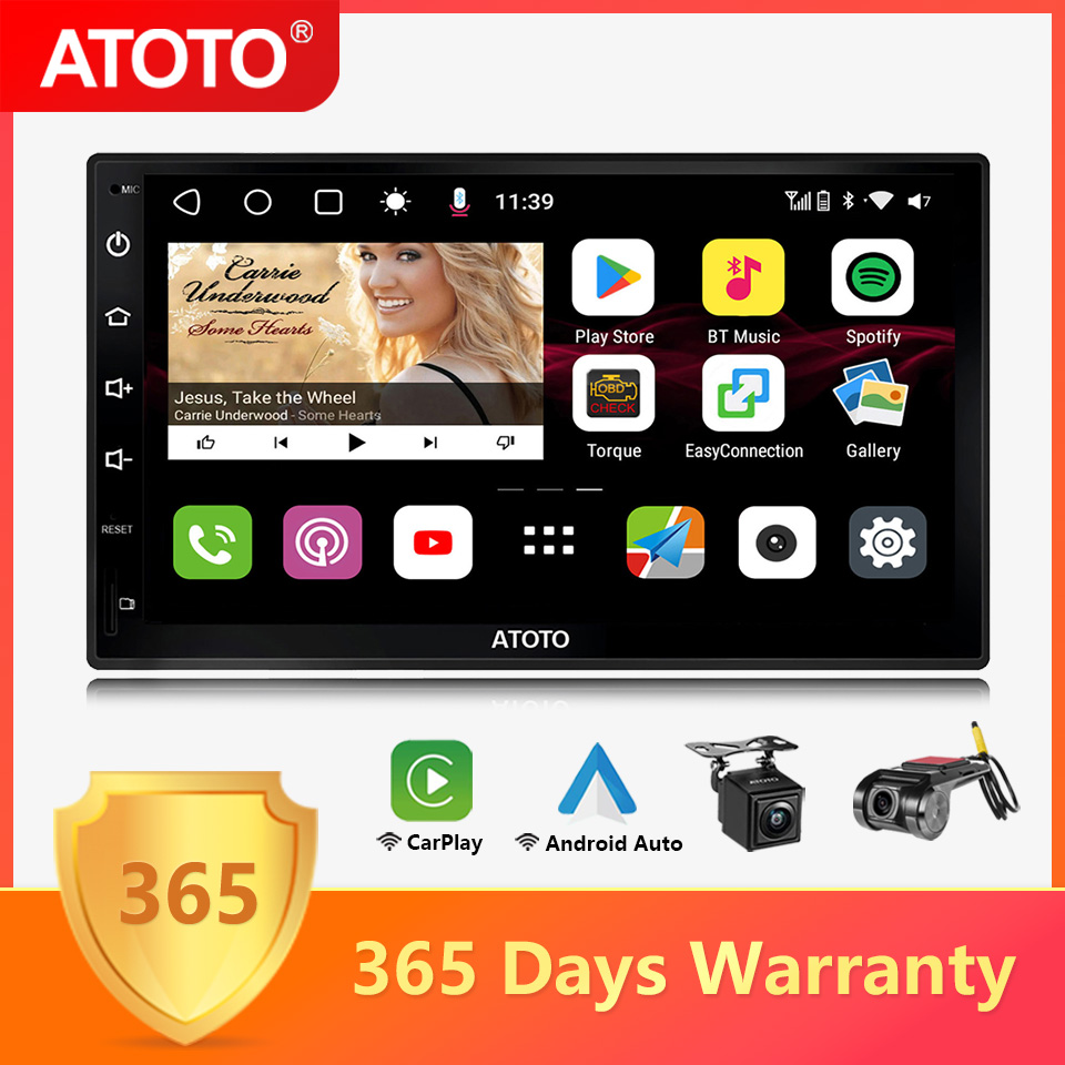 ATOTO Car Radio 7 inch 2 Din Android Stereo Full Touch Screen