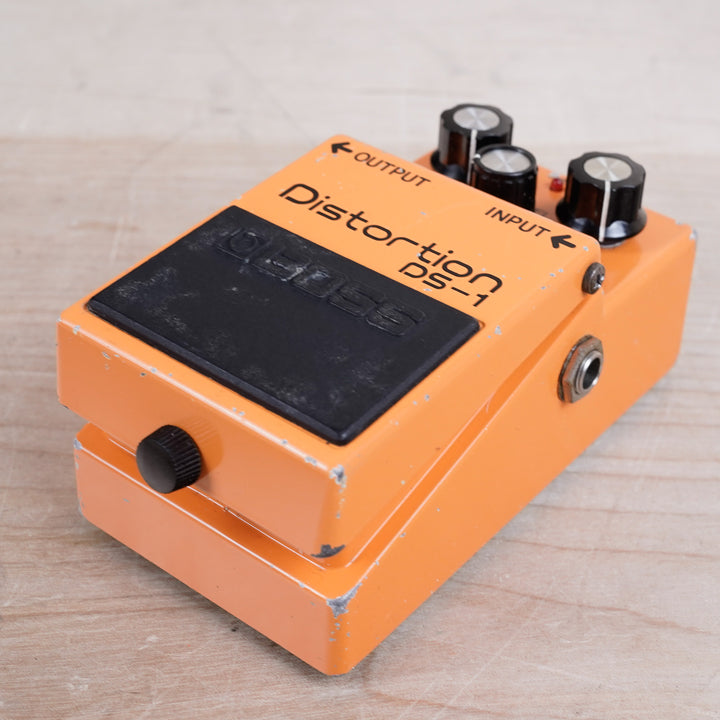 Boss DS-1 Distortion (Black Label, Long Dash) 1981 Orange ACA Made
