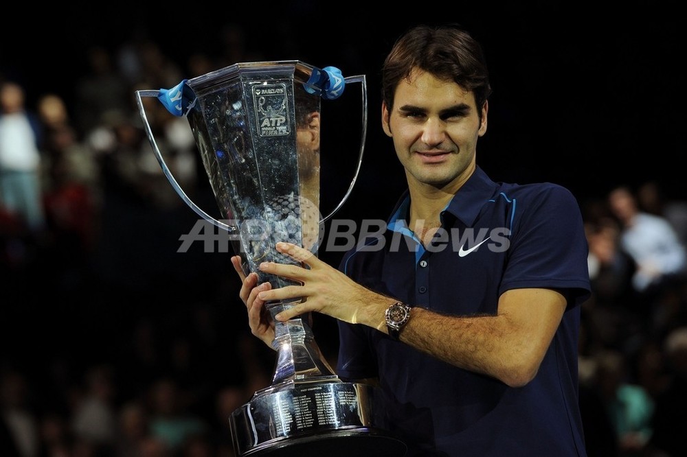 フェデラー 史上最多6度目の制覇、ATPツアーファイナル 写真13枚 国際