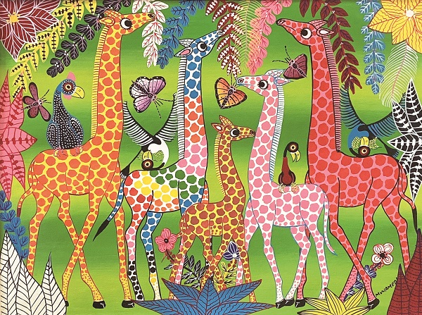 ティンガティンガ原画展＠博多阪急 | アフリカフェ＠バラカ