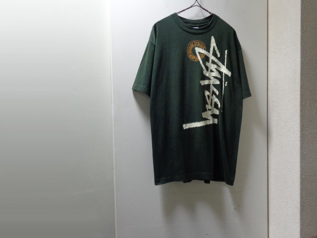 90'S OLD STUSSY STOCK LOGO T-SHIRTS（黒タグ オールド ステューシー