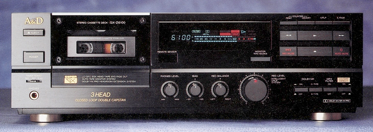 A&D] GX-Z5000(1987年発売)のレビュー [カセットデッキ] – nakamura