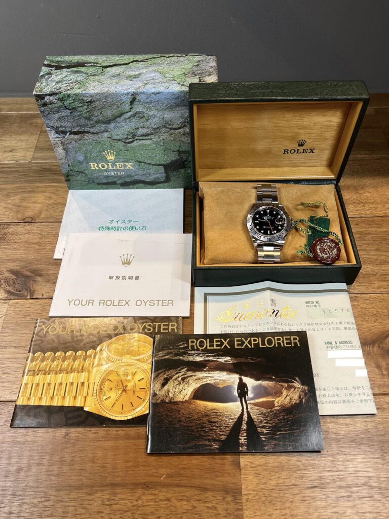 中古 ロレックス エクスプローラー2 16570 ブラック(黒) U91番