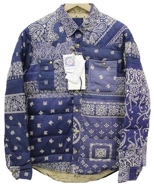 visvim 18AW WAWONA DOWN LINER JKT (W/LI NEP TWEED) ヴィズヴィム