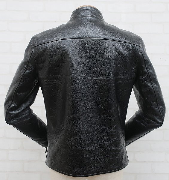 2J5846/リアルマッコイズ BUCO J-100 ホースハイド ライダース 黒芯