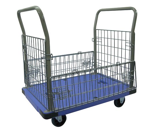 静音樹脂台車 （メッシュ柵/300kg） DSK-306 - as kitchen（アズキッチン）