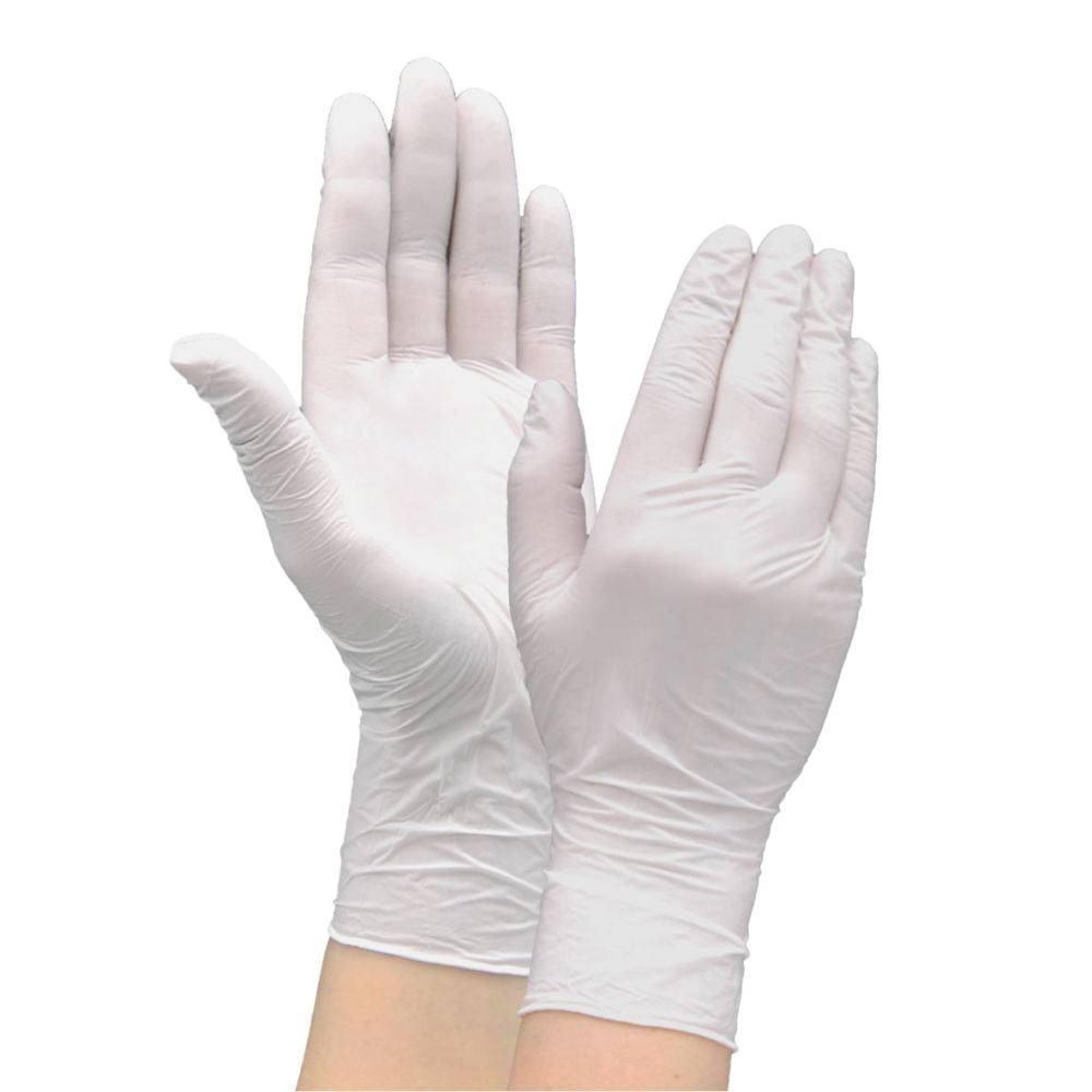 62-3618-87 タケトラ ニトリル手袋 ホワイト M 200枚入 075813 【AXEL