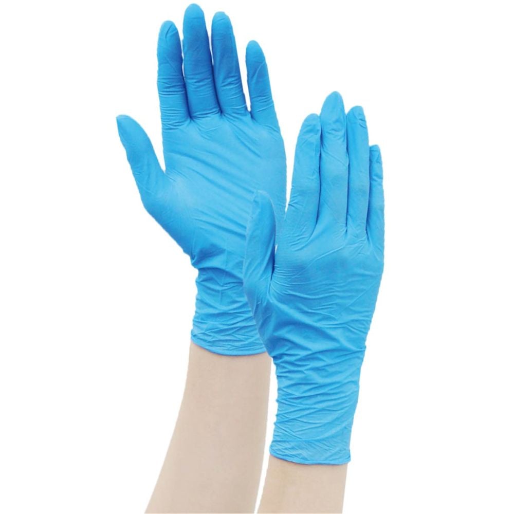 62-3618-92 タケトラ ニトリル手袋 ブルー L 200枚入 075854 【AXEL