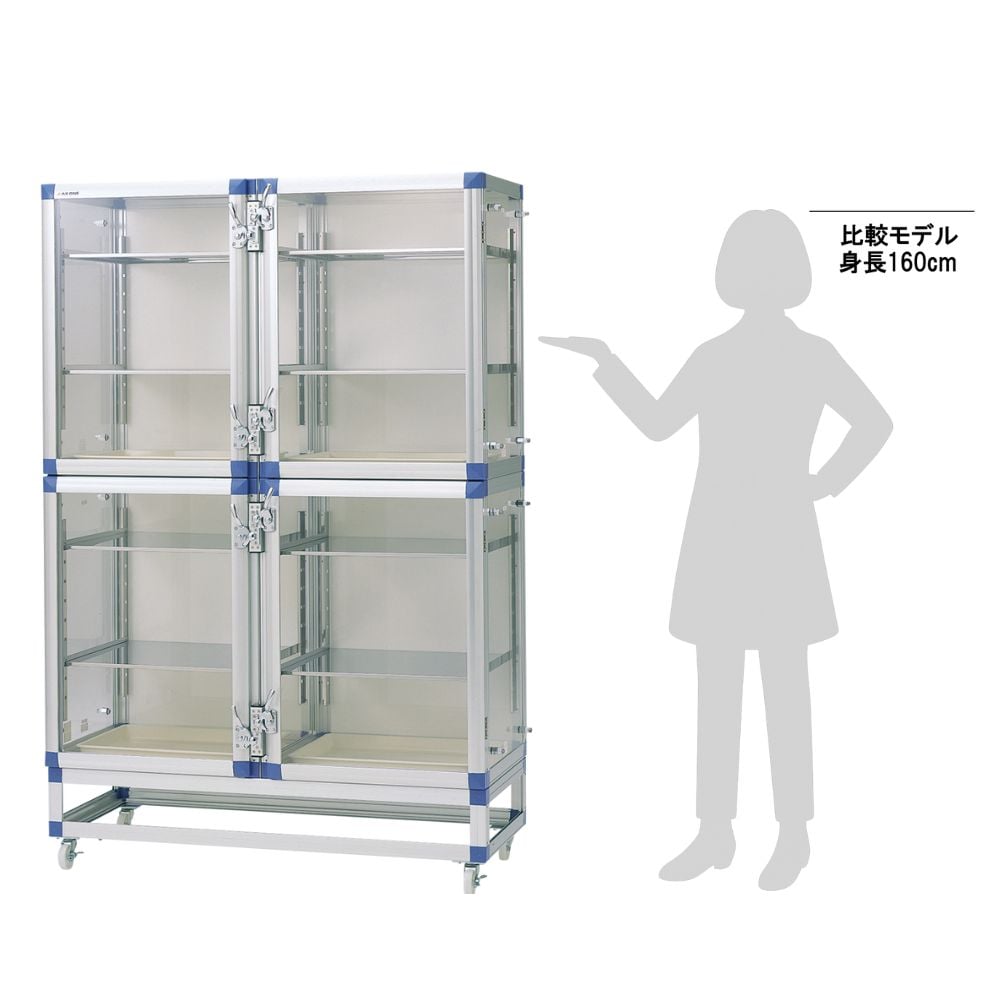 1-5213-04 ガス置換デシケータージャンボ GD-W4S 【AXEL】 アズワン