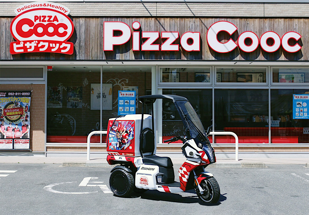 電動3輪バイクAAカーゴ「グレイトZモデル」をピザクックが導入 | 電動