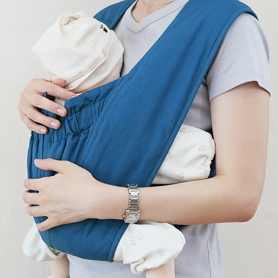 エアリコ抱っこ紐「プレミアム」ダークブルー | AIRRICOBABY