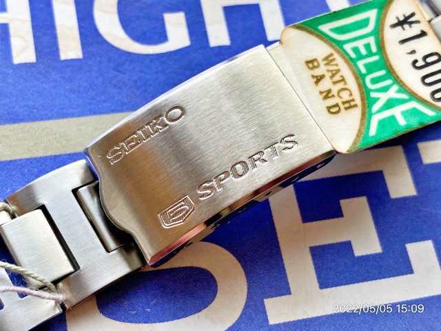デッドストック1 新品 セイコー5スポーツ 純正ステンレスブレス ラグ幅