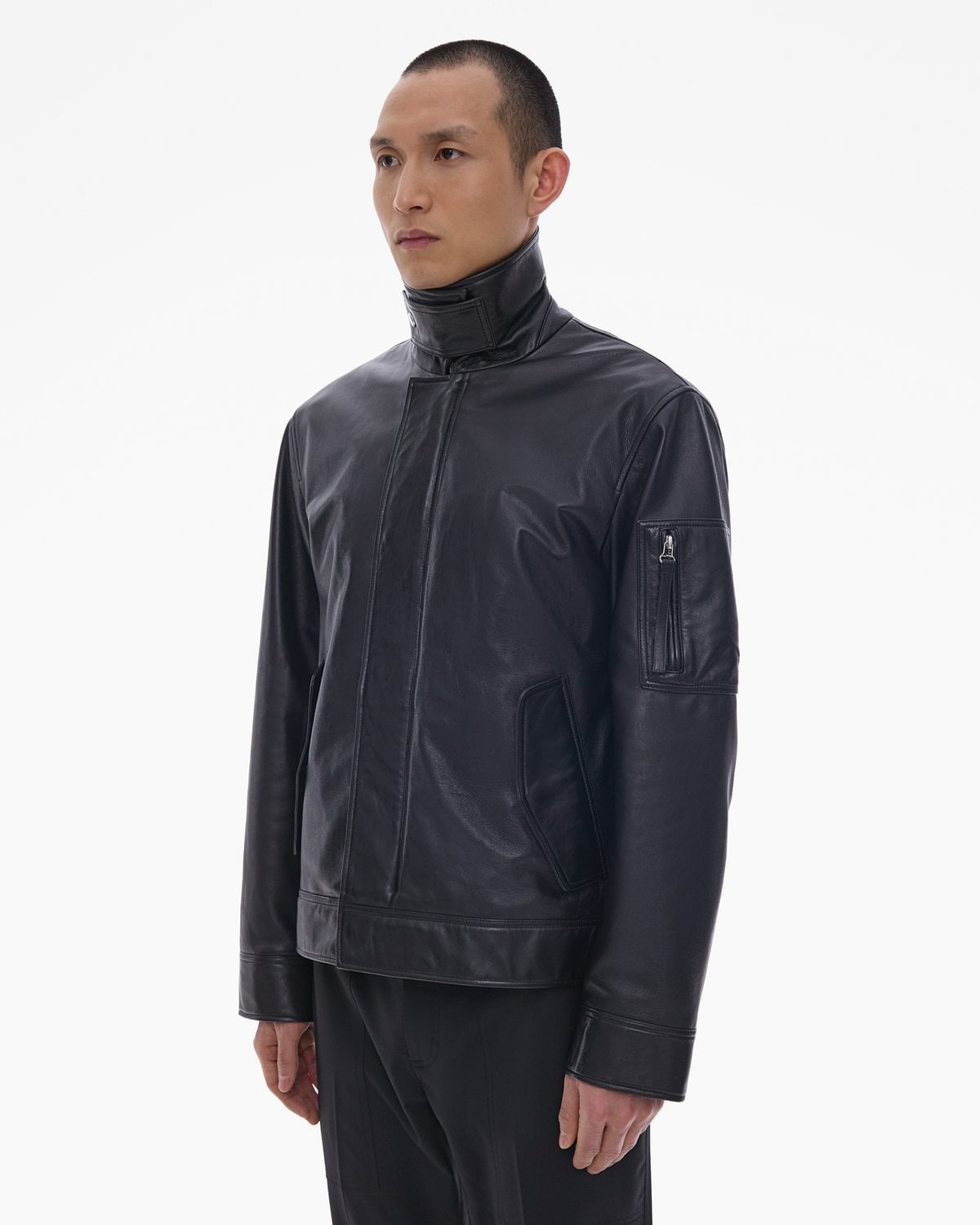 Helmut Lang Leather Flight Jacket | WWW.HELMUTLANG.COM