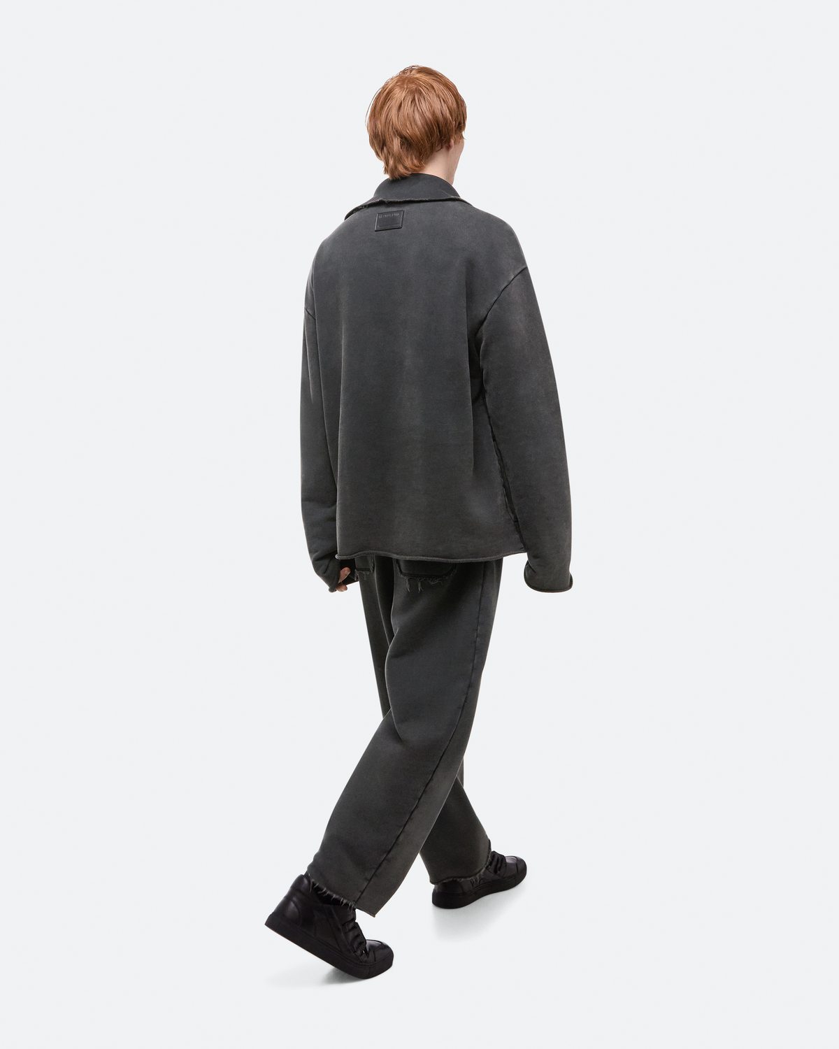 Helmut Lang Garment-Dyed Upstate Quarter Zip | HELMUTLANG.COM