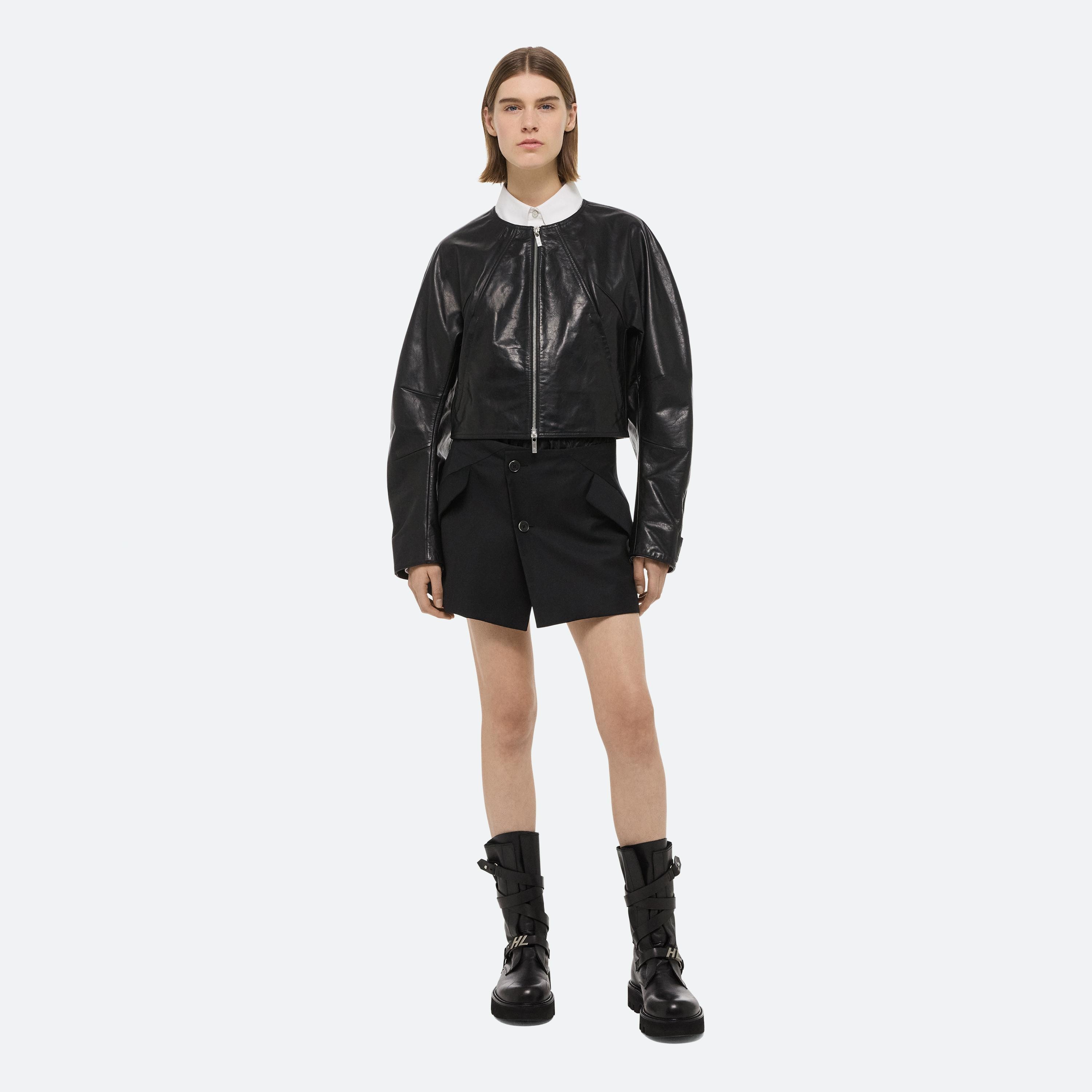 Helmut Lang Articulated Leather Jacket | HELMUTLANG.COM