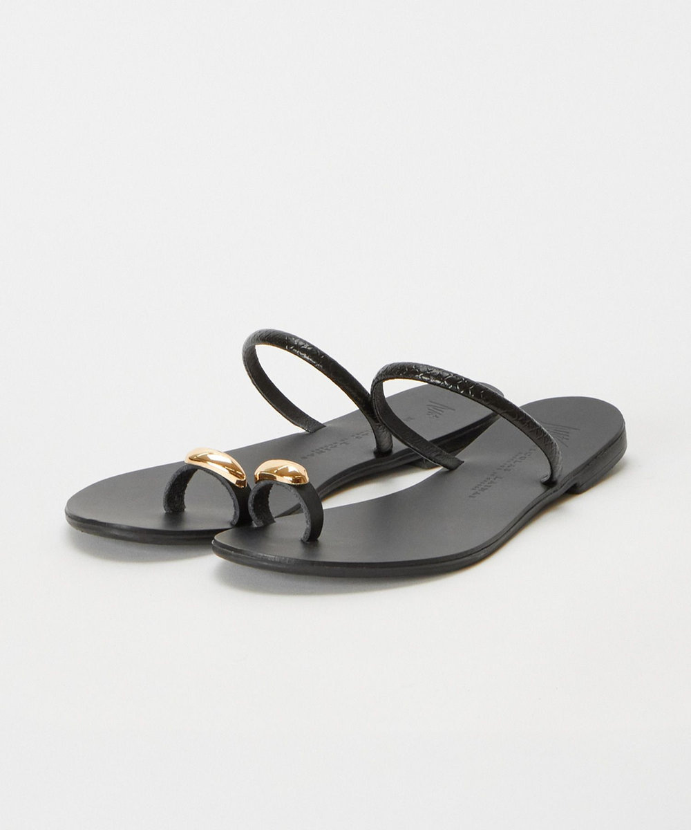 NICOLAS LAINAS(ニコラス ライナス)】 FLAT SANDAL|allureville