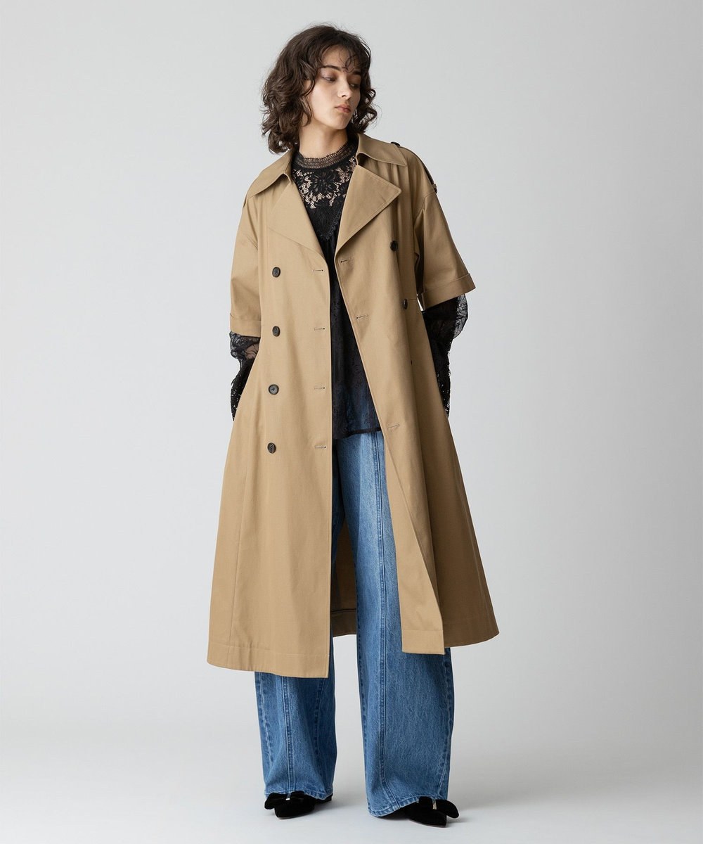 ハーフスリーブトレンチ|allureville OFFICIAL SITE / ONLINE SHOP