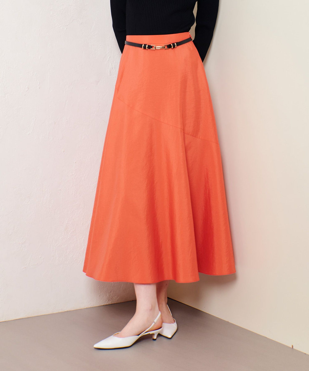 オーガンジー切替フレアスカート|allureville OFFICIAL SITE / ONLINE