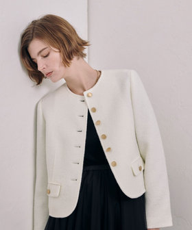 ブークレーノーカラージャケット|allureville OFFICIAL SITE / ONLINE