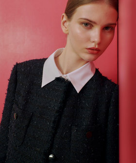 LOULOU WILLOUGHBY】ファンシーツイードクルージャケット|allureville