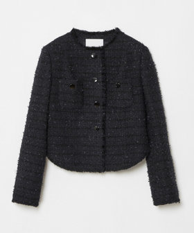 LOULOU WILLOUGHBY】ファンシーツイードクルージャケット|allureville