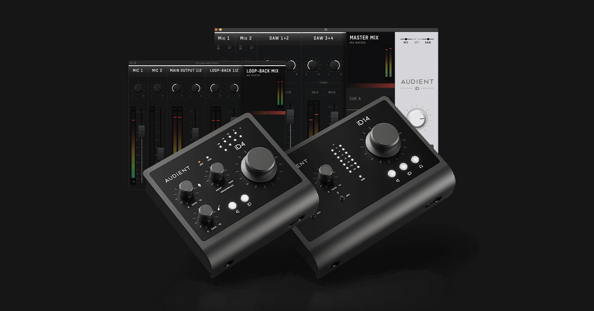 AUDIENT | iD4mkⅡ | USB オーディオ・インターフェイス | 製品情報