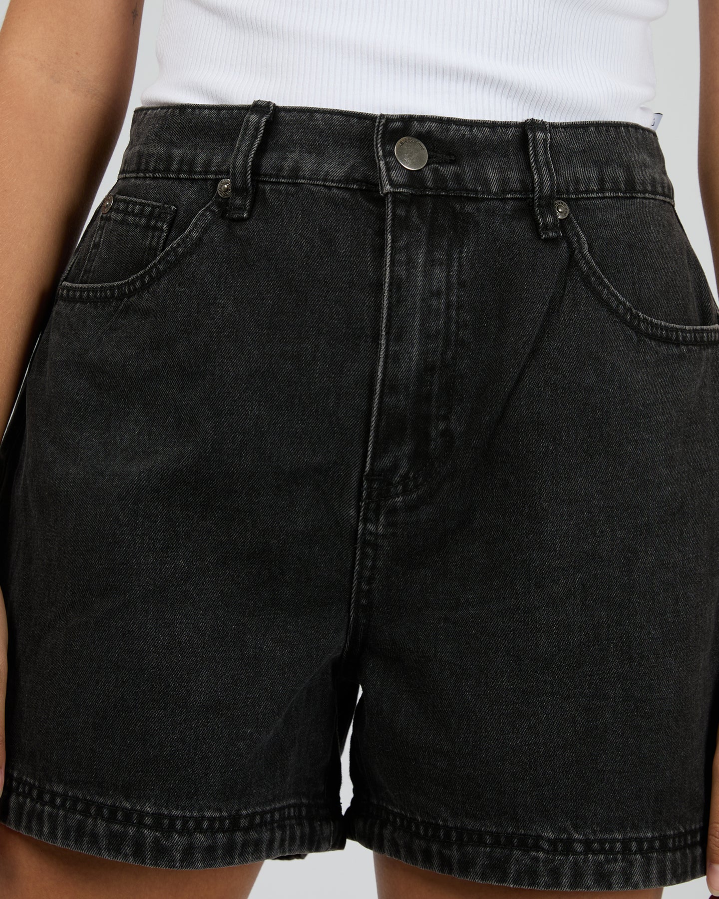 Josie Short Washed Black – All About Eve Clothing
