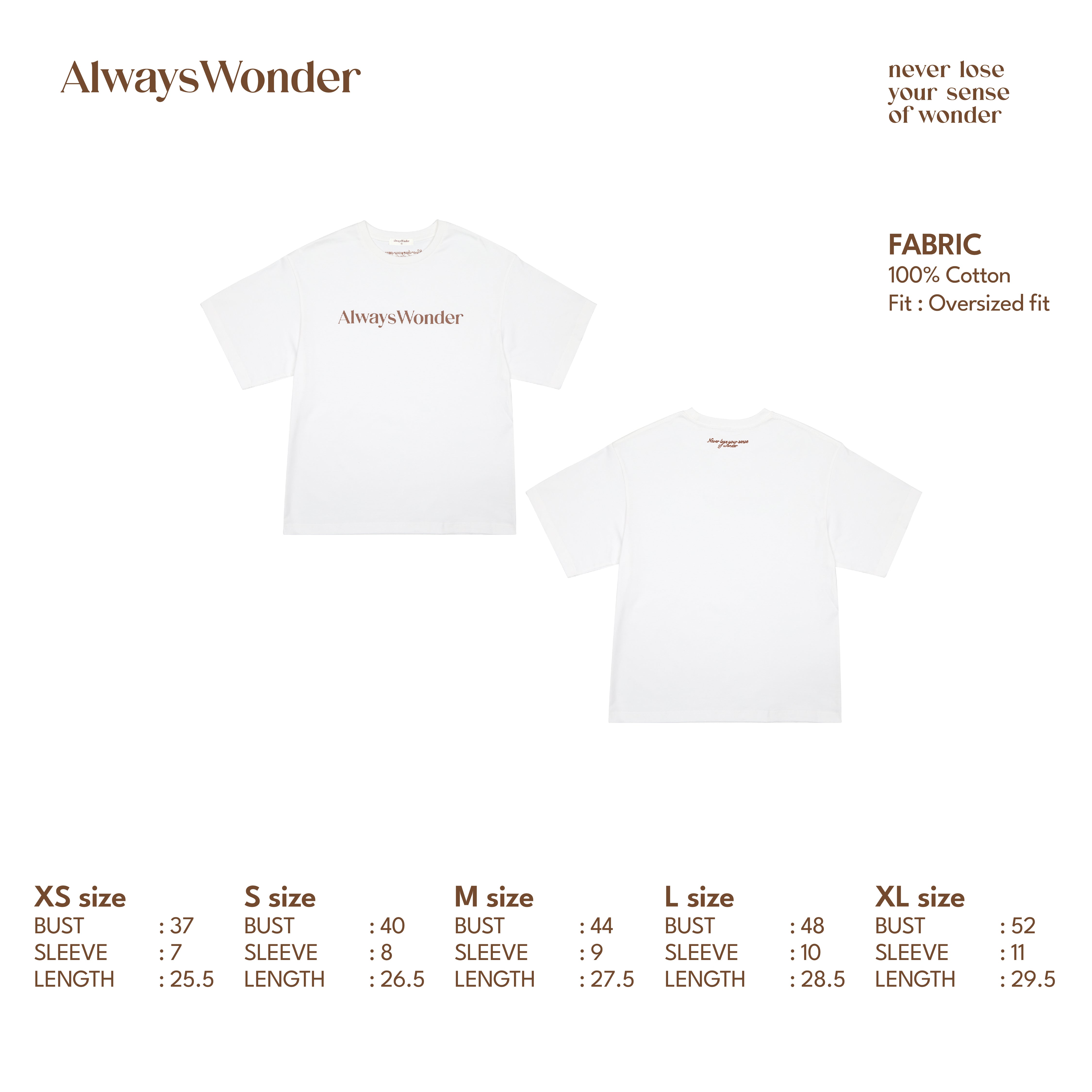 AlwaysWonder T-Shirt (Off White)