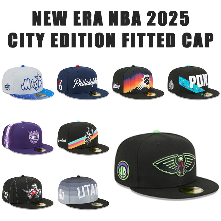 ニューエラ キャップ 59FIFTY 2025 NBA CITY EDITION FITTED CAP NEW