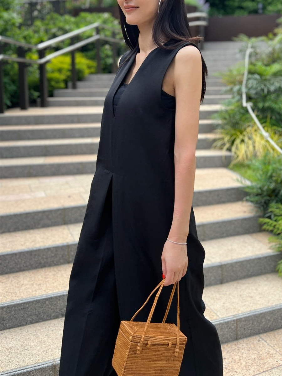 Shihoセレクト】キーネック オールインワン Day and Grade