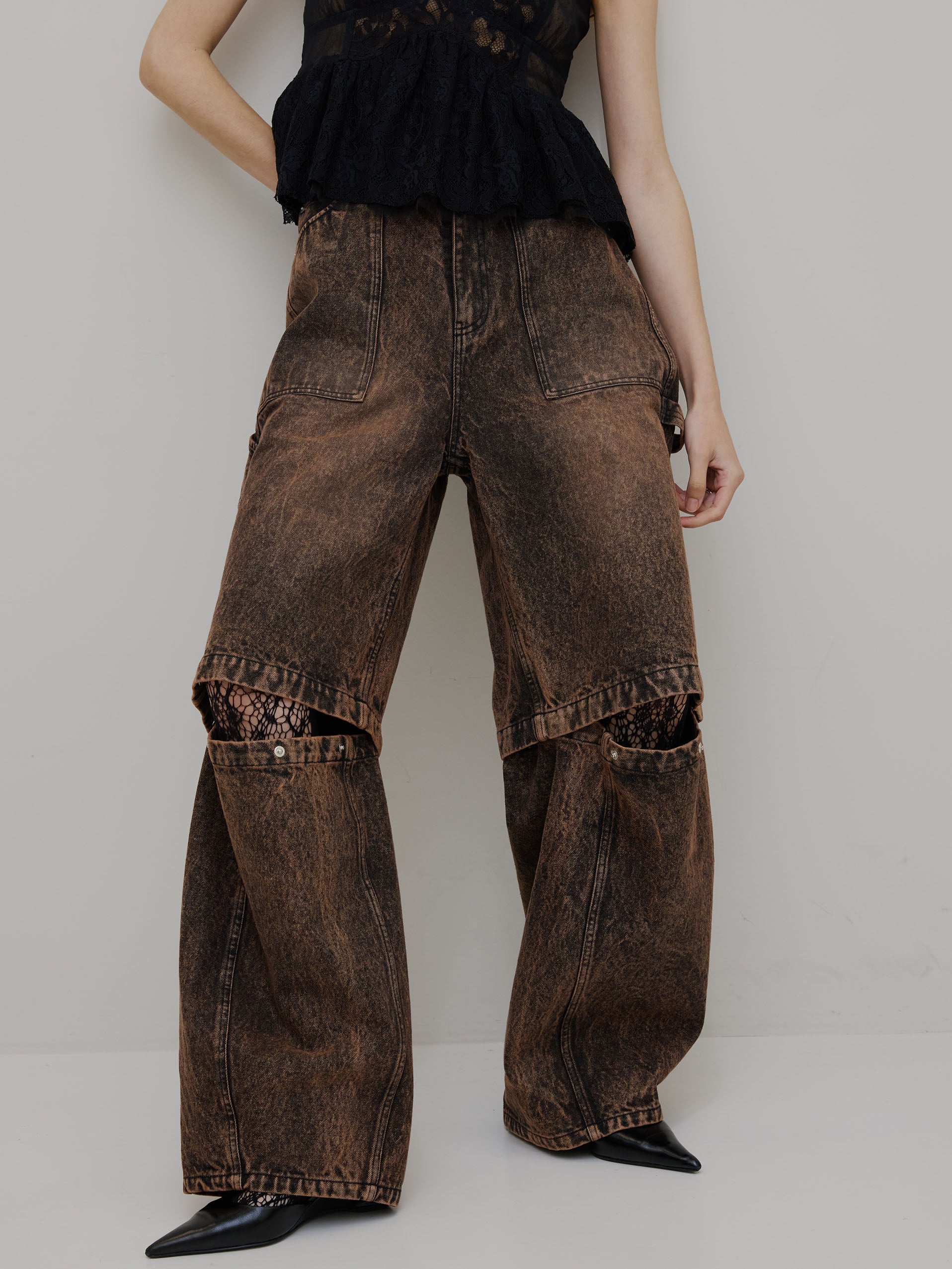 MEDI 2WAY REMOVE DENIM PANTS