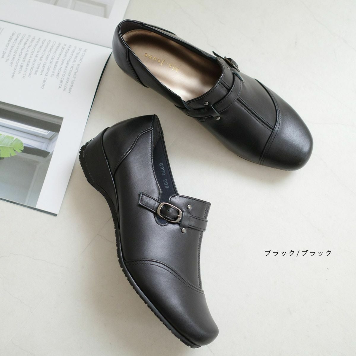 在庫限り！特別価格！】ミセスシューズコンフォート日本製本革