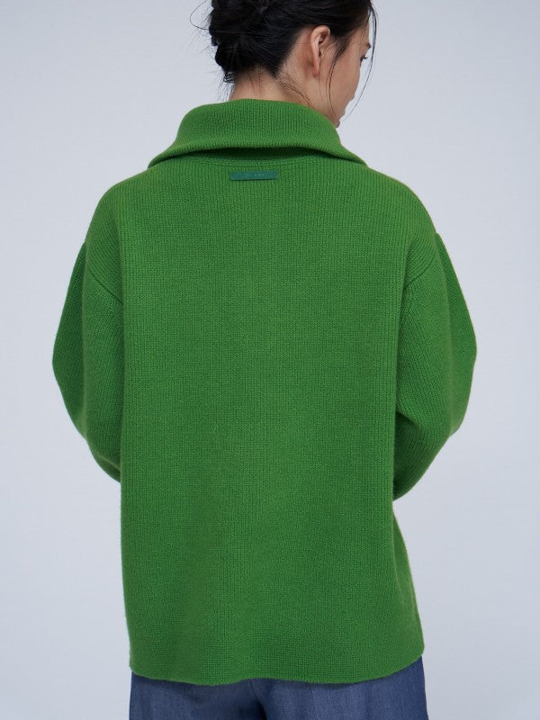 Half Zip Pullover性別問わず人気なハーフジップニット