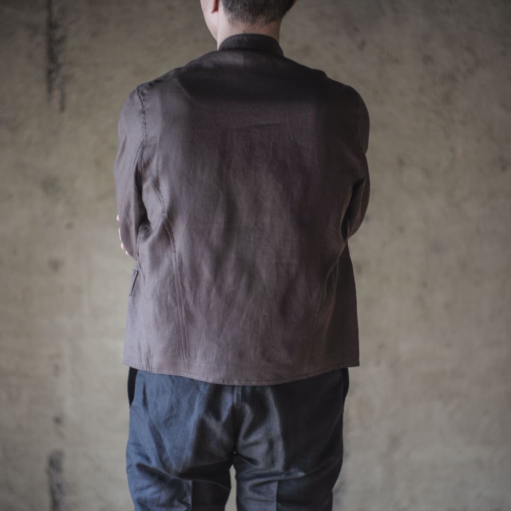 DOLMAN - LINEN TWILL - BROWN – ANATOMICA KYOTO アナトミカ京都