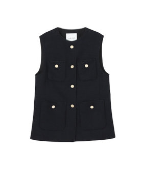 インレーツイード4ポケットジレ|ANAYI OFFICIAL ONLINE STORE｜アナイ