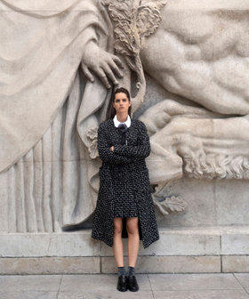 モノトーンチェックツイード スカート|ANAYI OFFICIAL ONLINE STORE